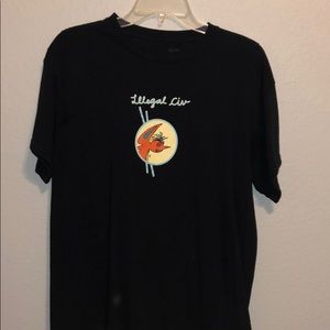 Illegal Civ black t shirt